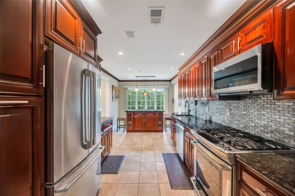 Interior, Kitchen, Recessed Lighting, Stainless Steel Appliances