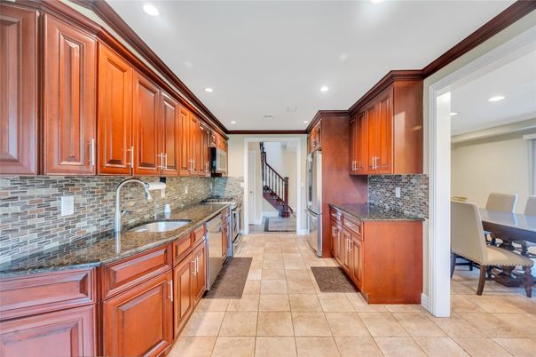 Dining room, Interior, Kitchen, Recessed Lighting