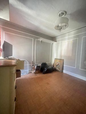 Chandelier, Home Office, Interior, Wood Texture Flooring