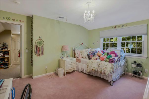 Bedroom, Chandelier, Interior