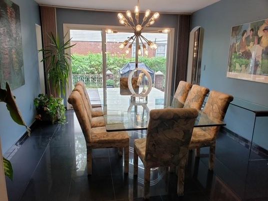 Dining room, Interior, Pendant Lights