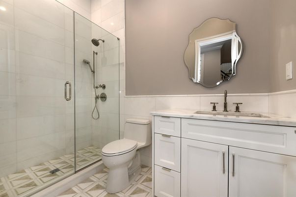 Bathroom, Glass Shower, Interior