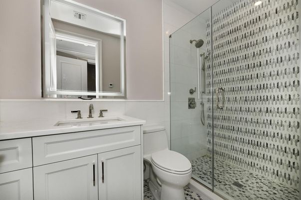 Bathroom, Glass Shower, Interior