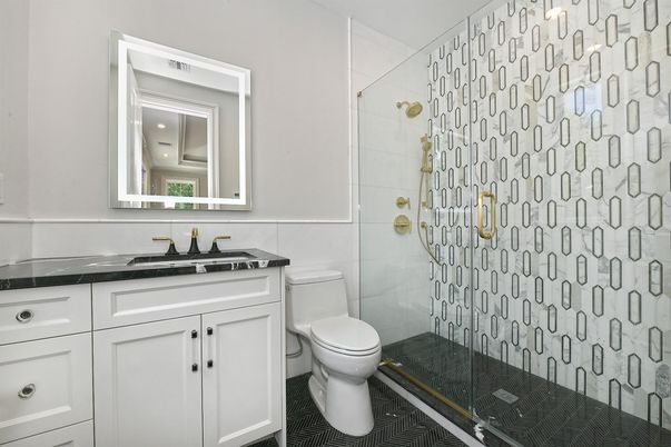 Bathroom, Glass Shower, Interior