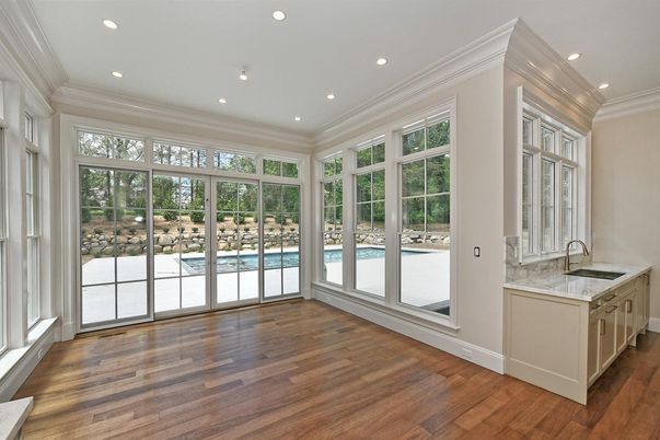 Interior, Recessed Lighting, Wood Texture Flooring