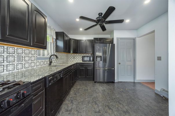 Interior, Kitchen, Recessed Lighting, Stainless Steel Appliances