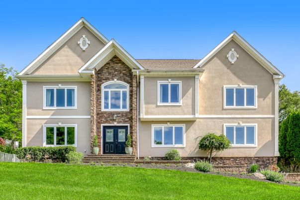 Exterior, Facade, Brick Traditional