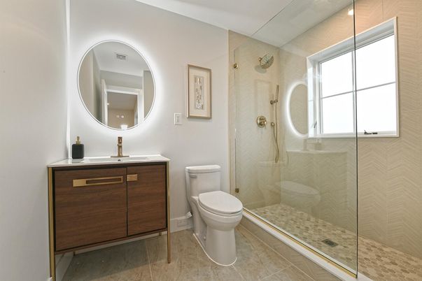 Bathroom, Glass Shower, Interior