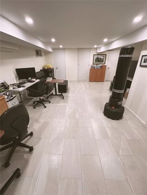 Home Office, Interior, Recessed Lighting