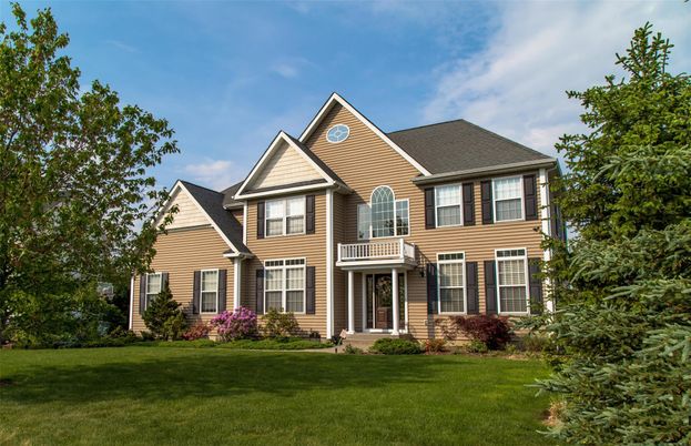 Exterior, Facade, Brick Traditional