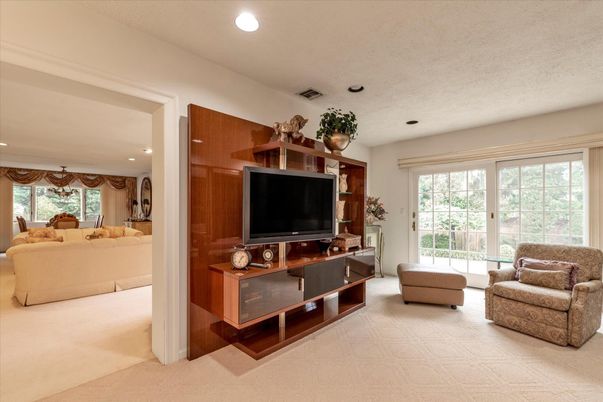 Interior, Living room, Recessed Lighting