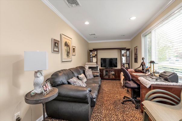 Home Office, Interior, Living room, Recessed Lighting
