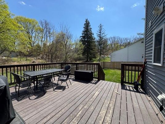 Backyard, Exterior, Wood Texture Flooring