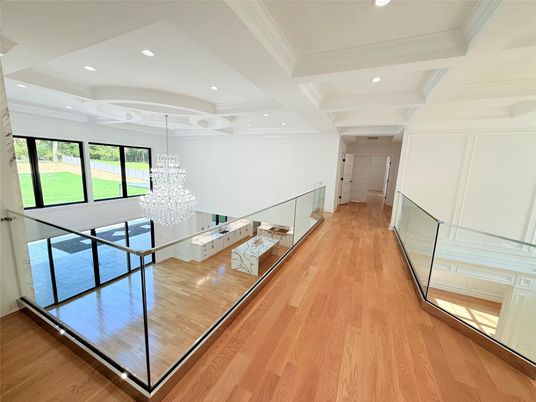 Chandelier, Interior, Recessed Lighting, Wood Texture Flooring