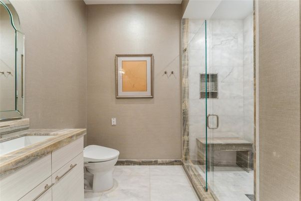 Bathroom, Glass Shower, Interior