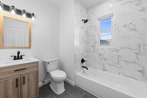 Bathroom, Interior, Marble Walls