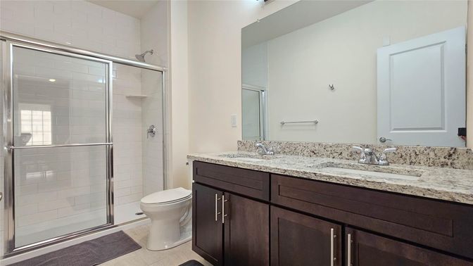 Bathroom, Glass Shower, Interior