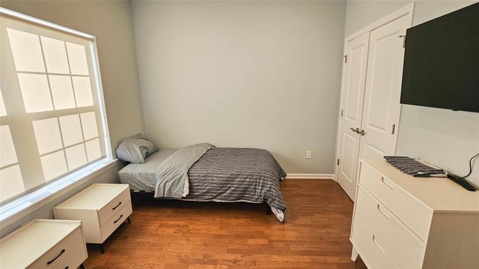 Bedroom, Interior, Wood Texture Flooring