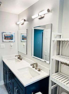 Bathroom, Dual Sink Vanities, Interior