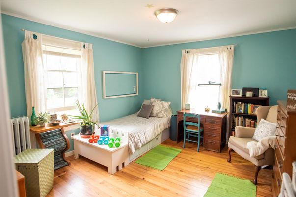 Bedroom, Interior, Wood Texture Flooring