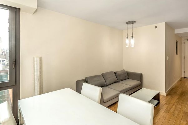 Dining room, Interior, Living room, Pendant Lights, Wood Texture Flooring