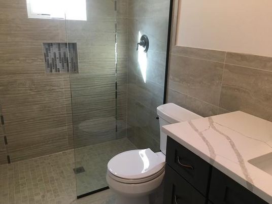 Bathroom, Glass Shower, Interior