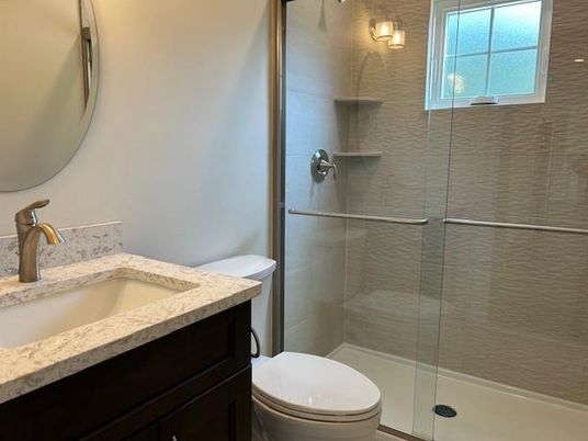 Bathroom, Glass Shower, Interior