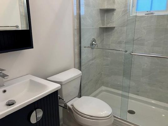 Bathroom, Glass Shower, Interior