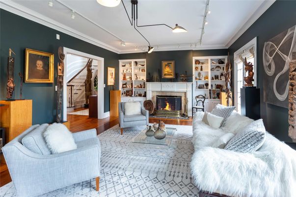 Fireplace, Interior, Living room, Wood Texture Flooring