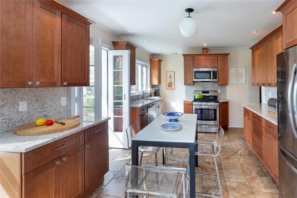 Interior, Kitchen, Recessed Lighting, Stainless Steel Appliances
