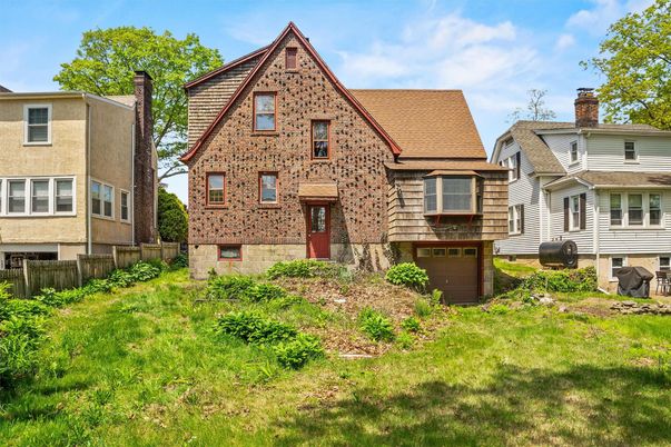 Exterior, Facade, Brick Facade, Tudor Revival