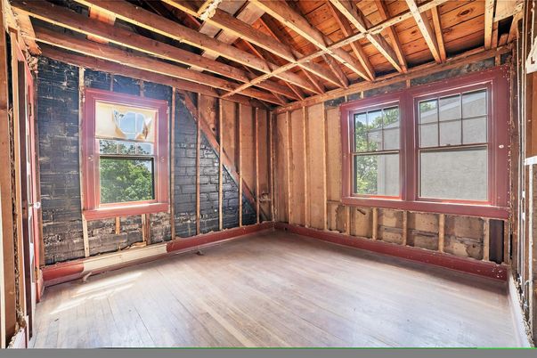 Empty room, Interior, Wooden Beams, Wooden Ceilings, Wood Texture Flooring