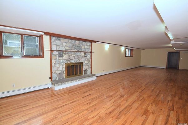 Empty room, Fireplace, Interior, Wood Texture Flooring
