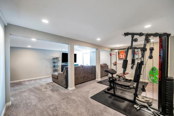 Fitness Equipment, Interior, Recessed Lighting