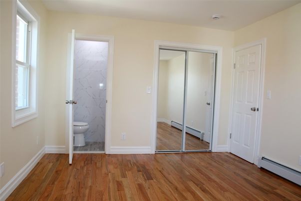 Bathroom, Interior, Marble Walls, Wood Texture Flooring