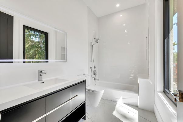 Bathroom, Free Standing Baths, Interior, Marble, Recessed Lighting