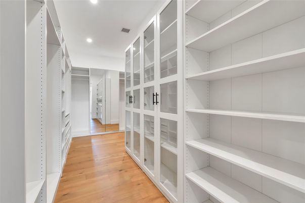 Interior, Recessed Lighting, Walk-in Closets, Wood Texture Flooring