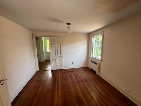 Empty room, Interior, Pendant Lights, Wood Texture Flooring