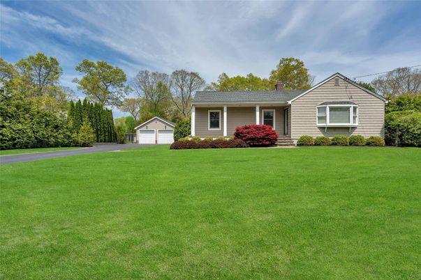 Attached, Backyard, Detached Garage, Exterior, Facade, Ranch