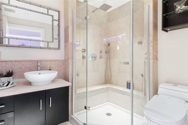 Bathroom, Glass Shower, Interior