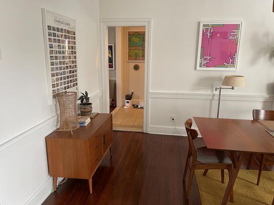Dining room, Interior, Wood Texture Flooring