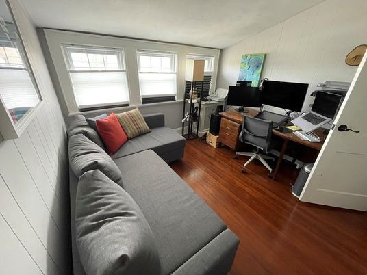 Home Office, Interior, Wood Texture Flooring