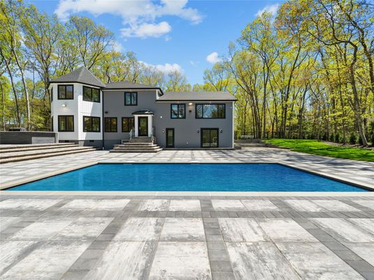 Backyard, Exterior, Facade, Pool, French Provincial
