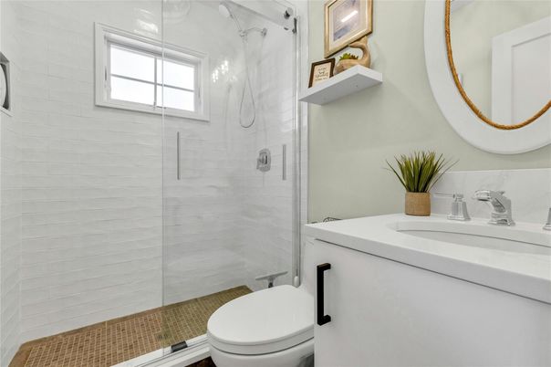 Bathroom, Glass Shower, Interior