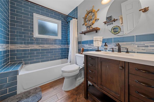 Bathroom, Interior, Wood Texture Flooring