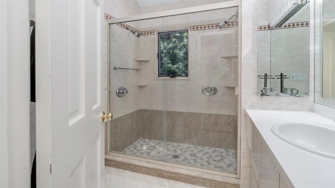 Bathroom, Glass Shower, Interior