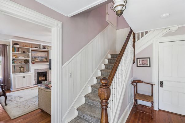 Fireplace, Interior, Wood Texture Flooring