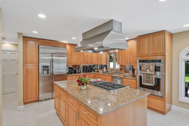 Interior, Kitchen, Recessed Lighting, Stainless Steel Appliances