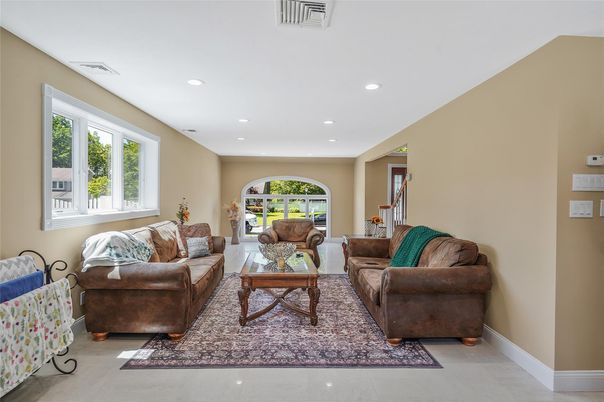 Interior, Living room, Recessed Lighting