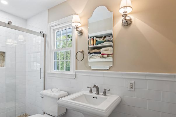 Bathroom, Glass Shower, Interior